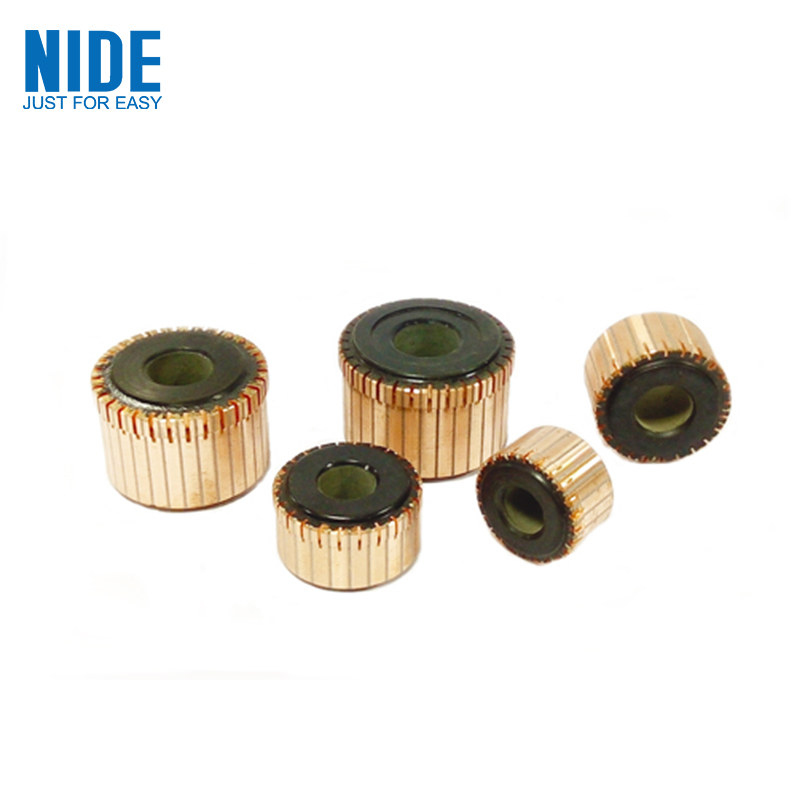 Introduction of end carbon commutator